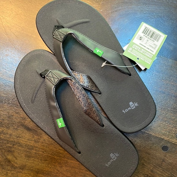 Sanuk Yoga May Wanderer flip flops - Picture 1 of 5